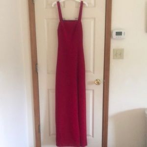 Lovers + friends floor length red dress